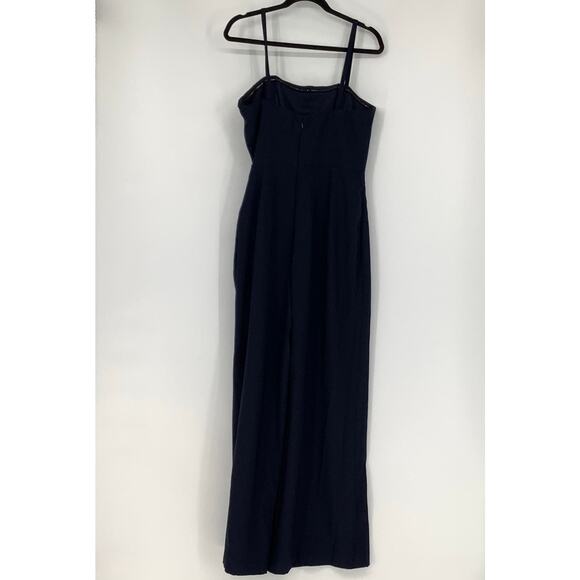 NEW! Dessy Collection Size 14 Spaghetti Strap Jumpsuit Midnight $263 msrp I21-8 - Picture 4 of 11